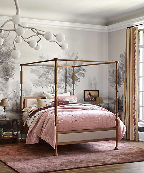 Hand-Embroidered Bedding