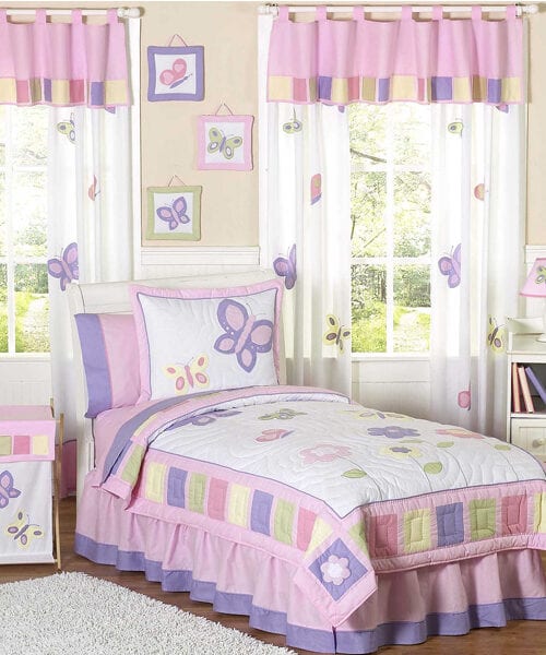 Jojo Designs Pink Butterfly Bedding
