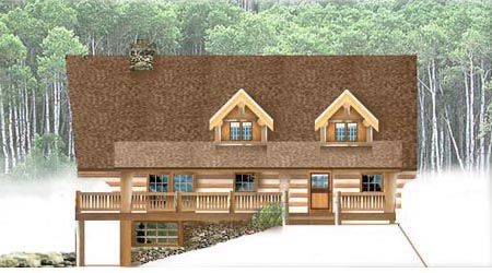 Log Home Plan 9