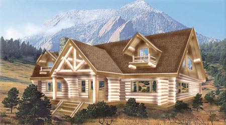 Log Home Plans 8