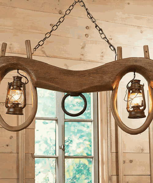 rustic western lighting