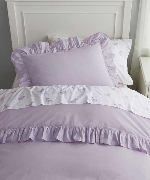 Girls Purple Bedding | Chambray