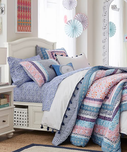 Zadey Cozy Patchwork Paisley Quilt | Girls Quilts