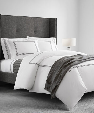Black and White Duvet Cover | Kassatex Luxury Bedding
