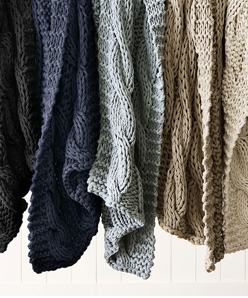 Colossal Handknit Throws
