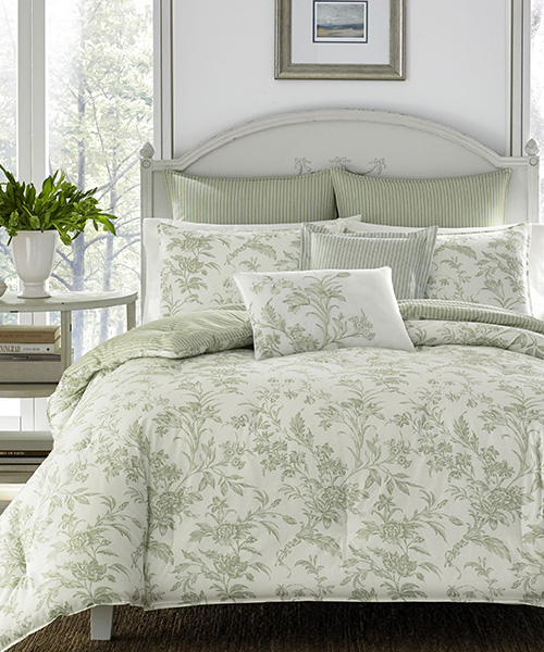 Toile Bedding For 2021 Comforters, Queen Size Toile Bedding