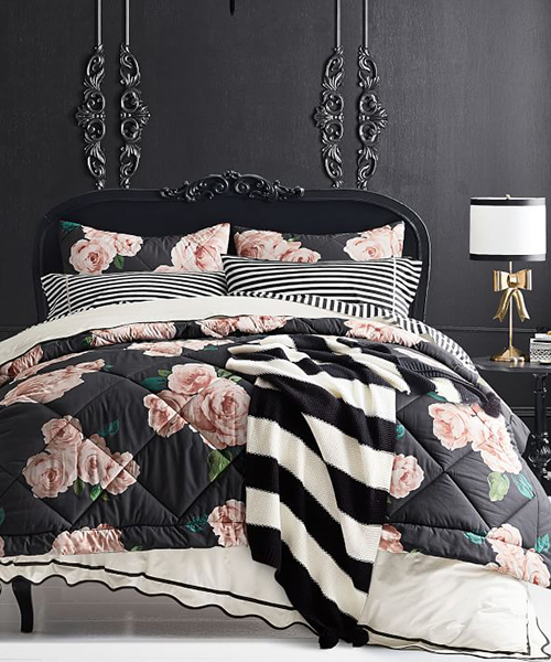 Teen Girl Bedding | Emily & Meritt Bed of Roses Comforter