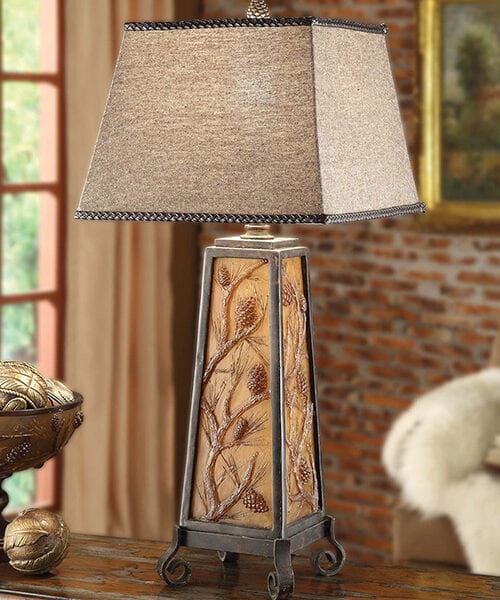 Rustic Lamps For 2020 Log Cabin, Cabin Themed Table Lamps