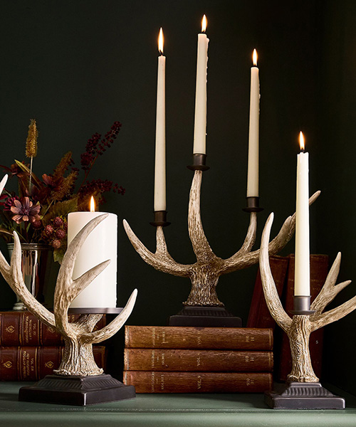 Antler Candleholder