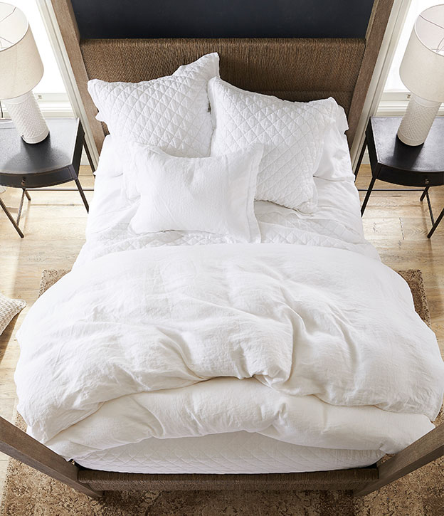 White Bedding | The Perfectly Unmade Bed