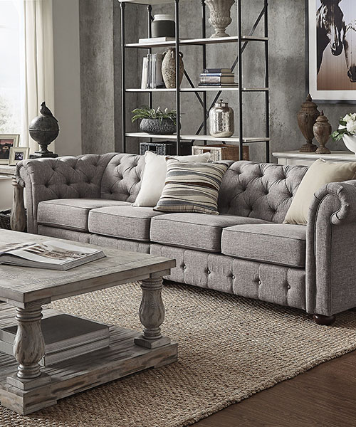 Farmhouse Grey Modular Sofa