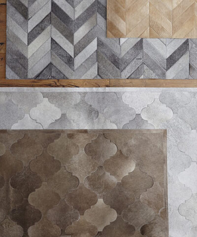 Pieced Hide Area Rug | Rustic, Southwestern & Western Cowhide Rugs