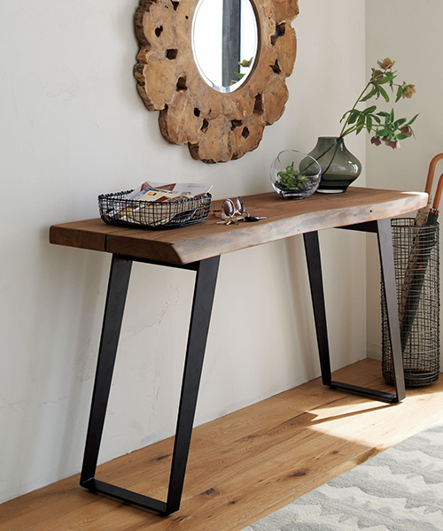 Rustic Wood Console Table Modern, Wood Console Table Modern