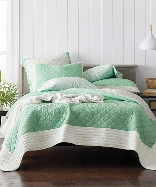 Green Quilt Bedding