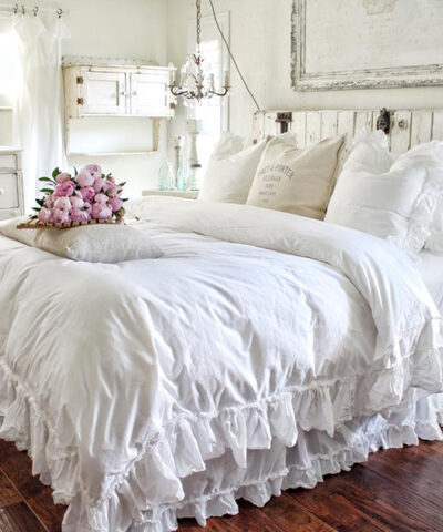 Farmhouse Duvet Cover | Ruffled Farmhouse Bedding