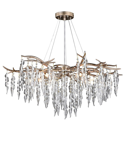 Silver Forest Chandelier