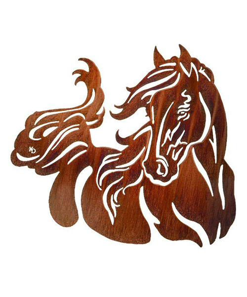 Windy Horse Metal Artwork