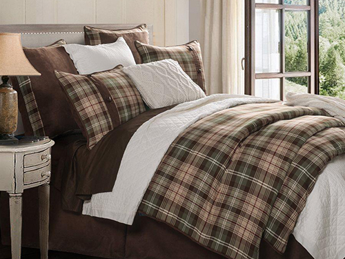 Queen Austin Taupe Sheet Set Rustic Western Southwestern Native American 4 Piece Queen Size Sheet Set in Beige Taupe Brown Blue and Green Color Scheme