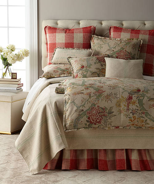 Double, Toile-de-Jouy Duvet Cover