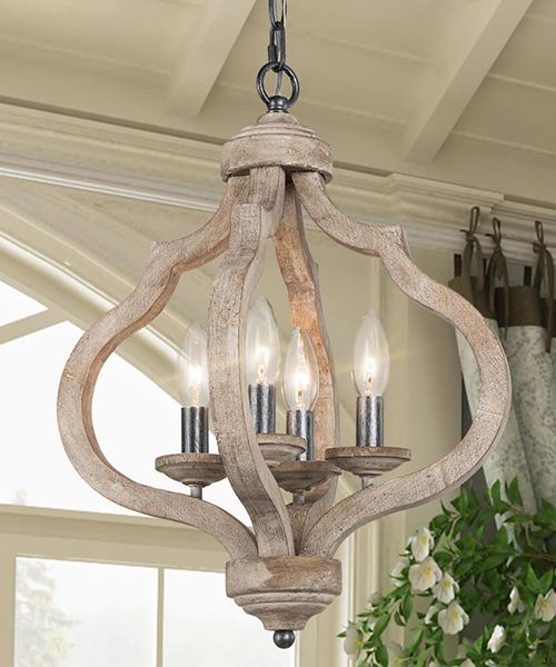 Rustic French Country Chandelier