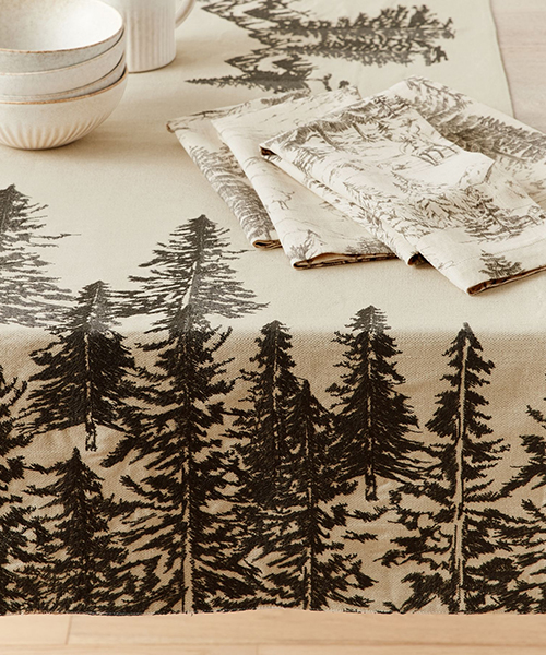 Rustic Forest Table Runner