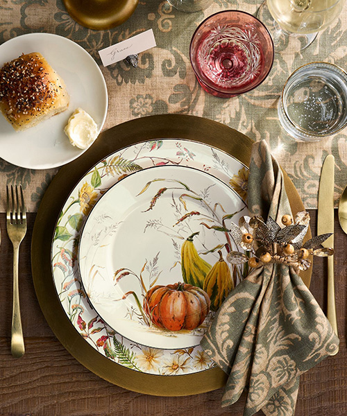 Rustic Pumpkin Dinnerware