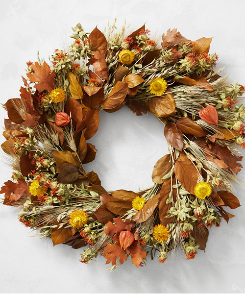 Autumn Harvest Door Wreath