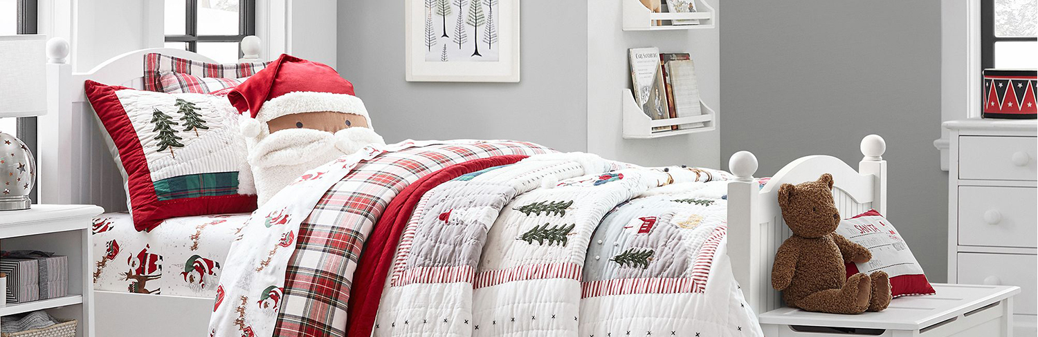 Girls christmas bedding best sale