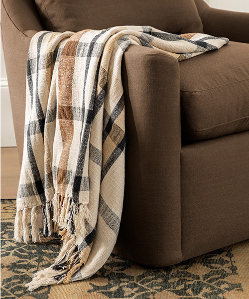 Albright Plaid Throw