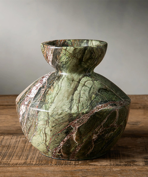 Green Marble Vase