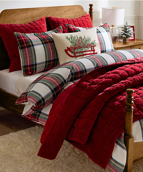 Cozy Red Cloud Quilt