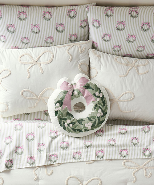 Georgia Wreath Flannel Bedding
