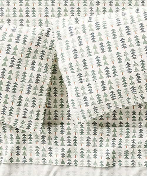 Tree Flannel Sheet Set